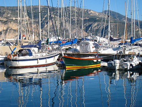 View of Corniches from Cap Ferrat